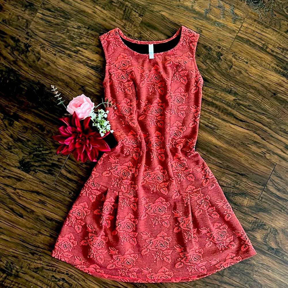 WOMEN’S SKATER DRESS FLORAL XS